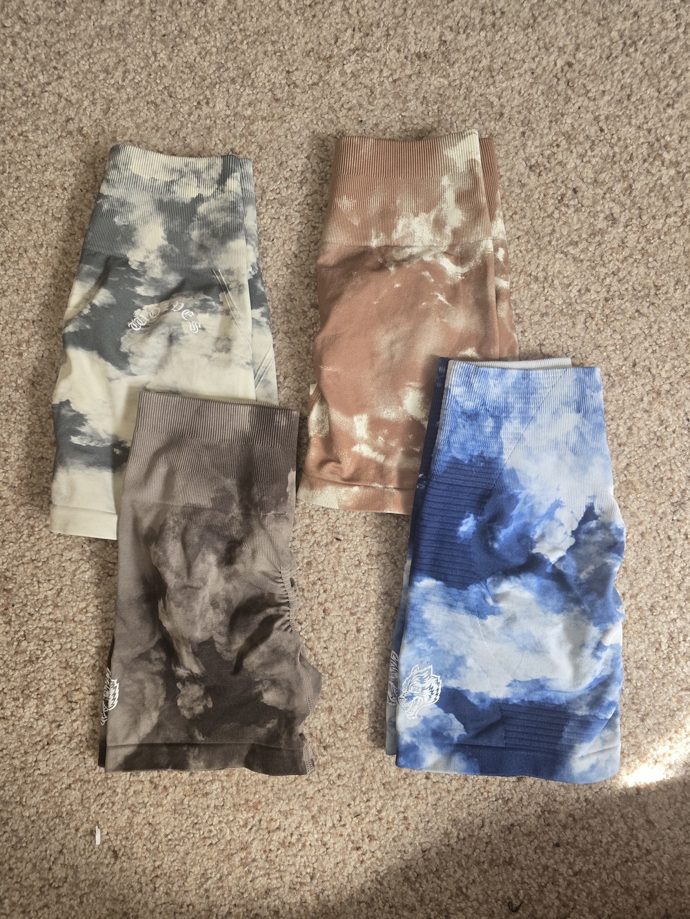 4 Darc Sport Shorts - Stone, Brown, Desert Cream, Blue Marble, ALL SMALL